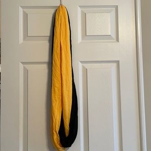 Black & Gold Infinity Scarf